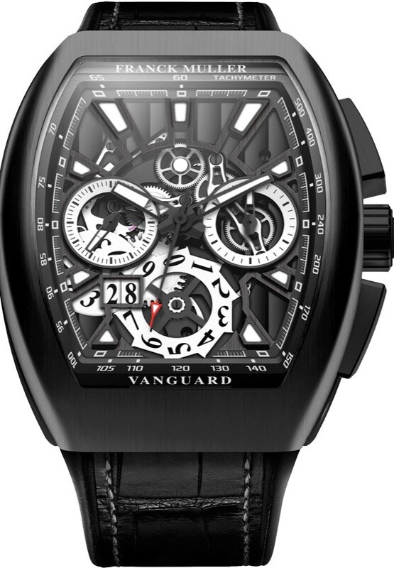 Franck Muller Vanguard Grande Date V 45 CC GD SQT NR BR (NR)