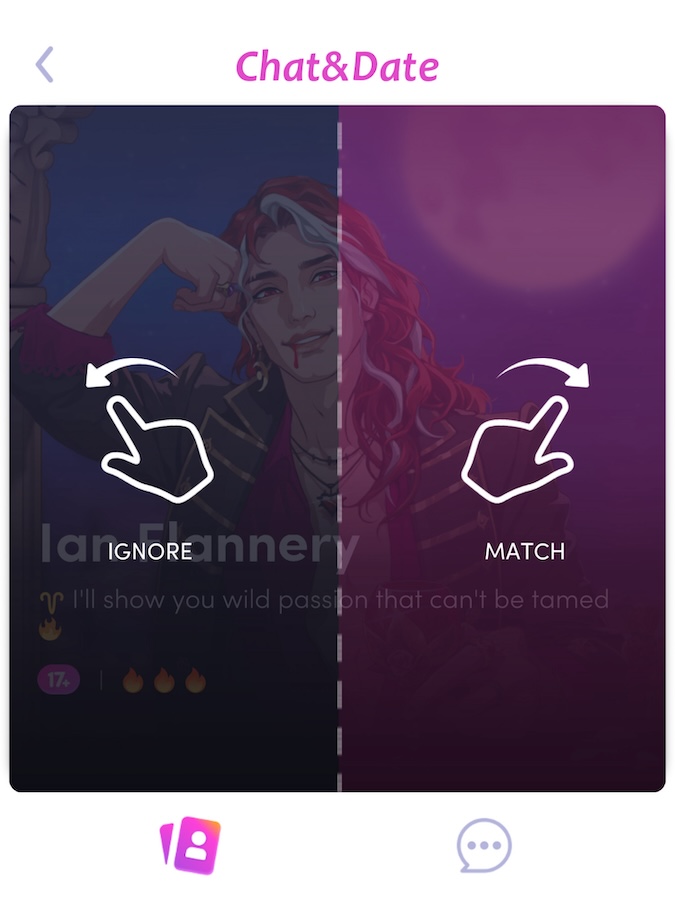 Chapters’ Chat & Date feature