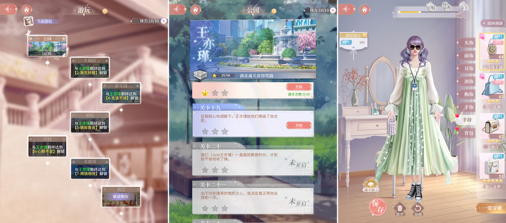I'm a True Princess: PvE mode in Male Friend mode. The points from each piece of clothing or accessories must reach a certain level, so the player either passes or succeeds the level.