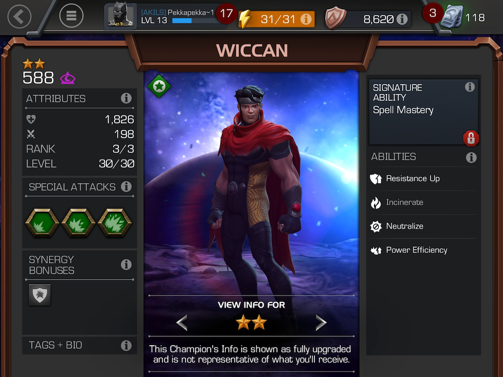 Marvel Contest of Champions encouraged players to use existing LGBTQ+ characters during its Pride Month event
