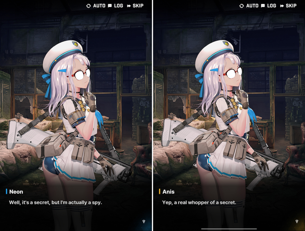 Despite the dark setting of the story, dialogue is peppered with humor