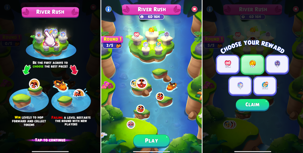 River Rush in Angry Birds Dream Blast
