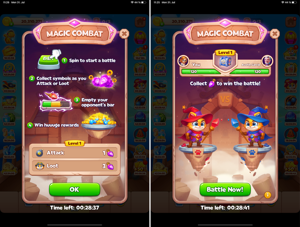 Magic Combat in Jackpot World™ - Slots Casino
